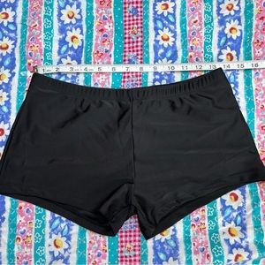 Black Size Medium Swim Shorts Perfect Basic